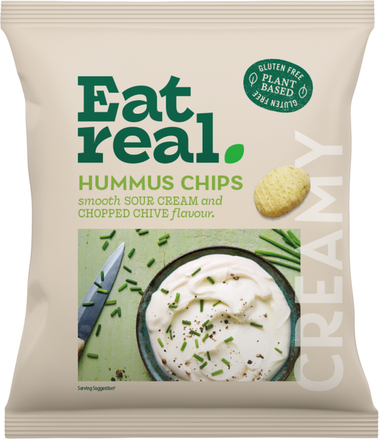 Eat Real Lentil Chips - Creamy Dill Flavour 40g
