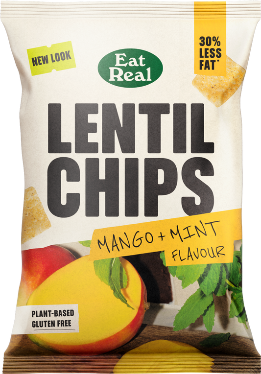 Eat Real Lentil Chips - Mango & Mint 95G