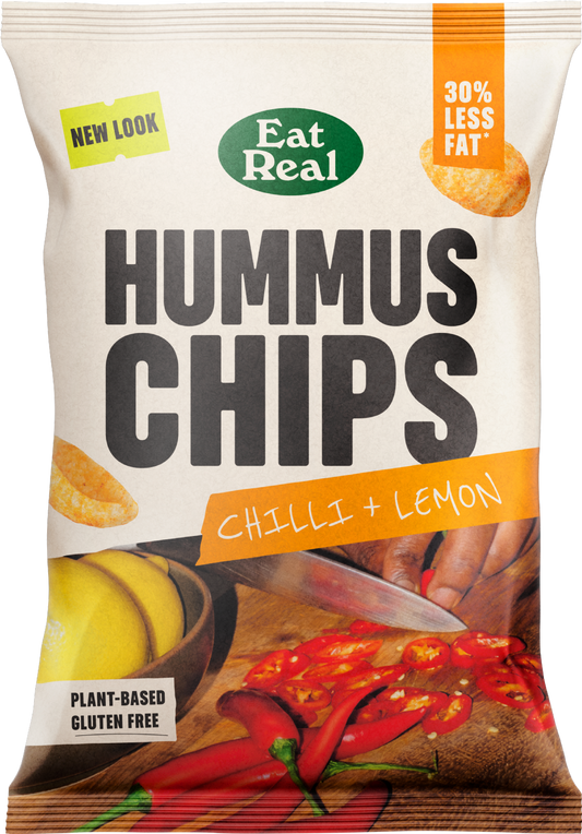 Eat Real Hummus Chips - Chilli & Lemon 110G