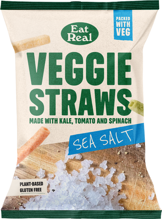Eat Real Veggie Straws - Sea Salt 110G