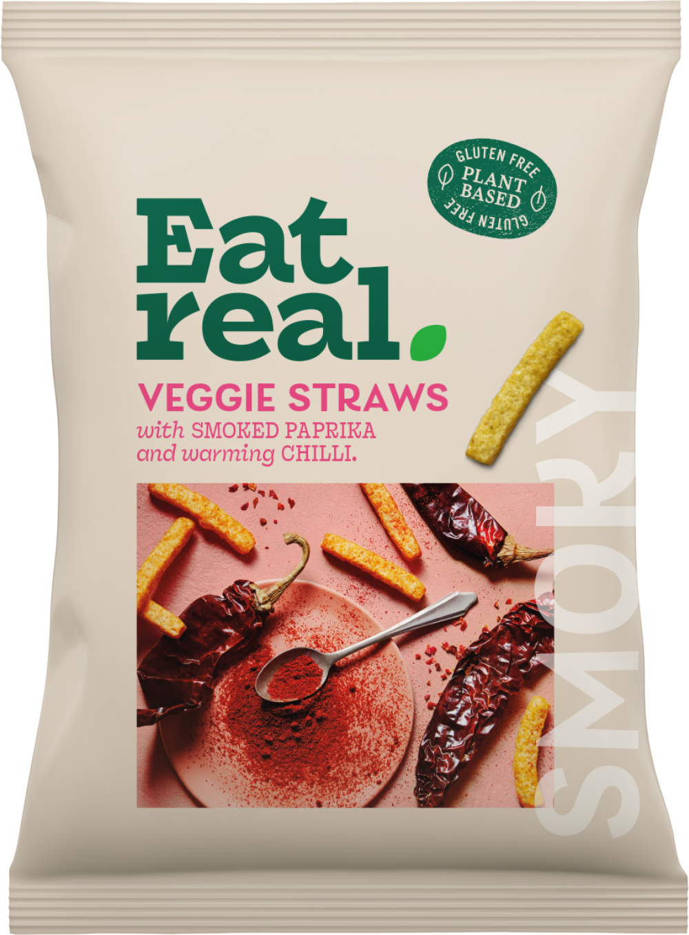 Eat Real Veggie Straws - Smoked Paprika & Warming Chilli 110g