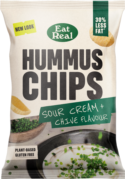 Eat Real Hummus Chips - Sour Cream & Chive 110G