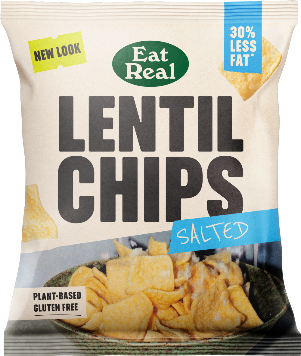 Eat Real Lentil Chips - Salted 18G