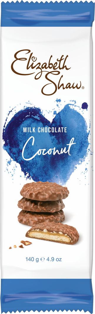 Elizabeth Shaw Milk Chocolate Coconut Biscuits 140g
