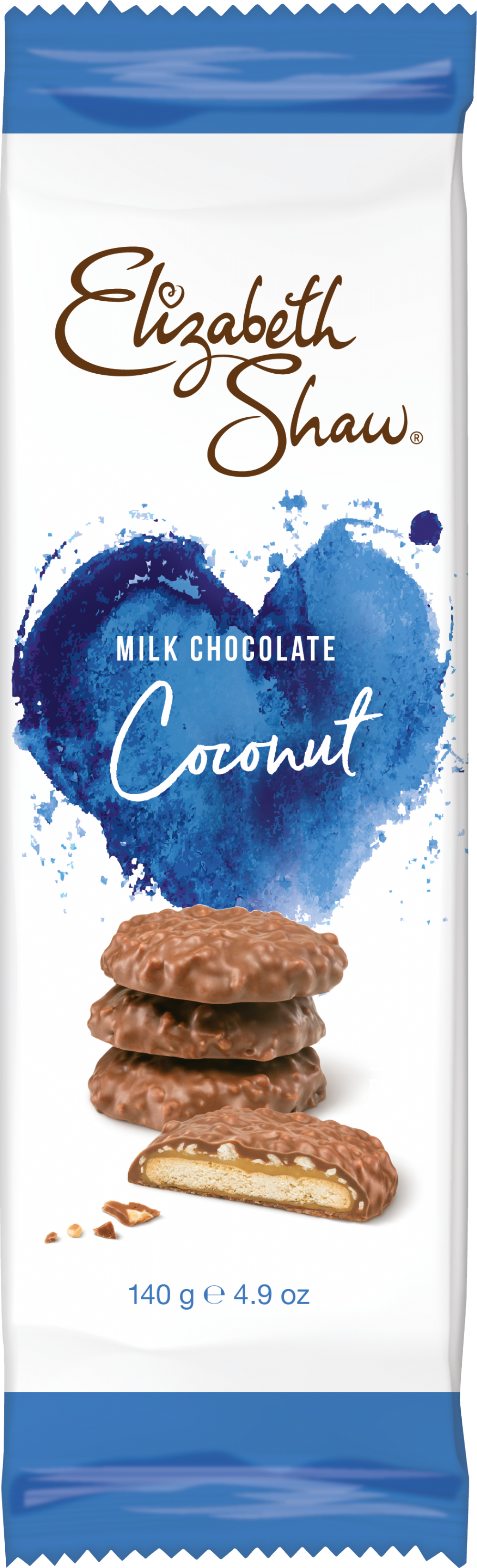Elizabeth Shaw Milk Chocolate Coconut Biscuits 140g