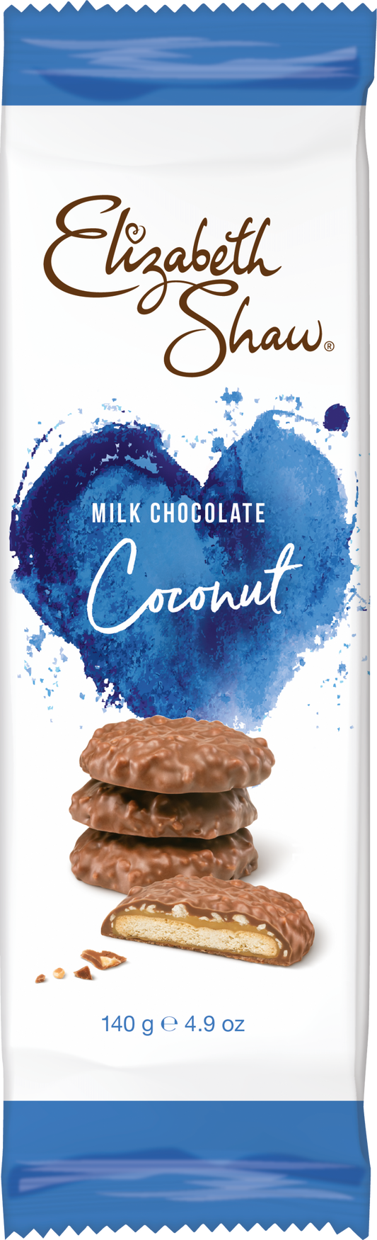 Elizabeth Shaw Milk Chocolate Coconut Biscuits 140g