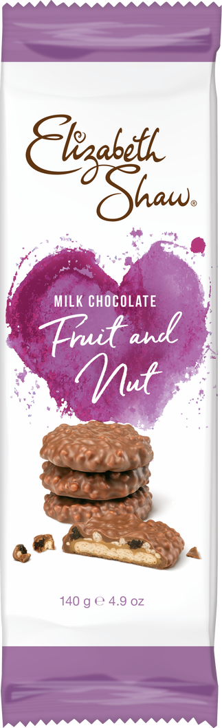 Elizabeth Shaw Milk Chocolate Fruit & Nut Biscuits 140g
