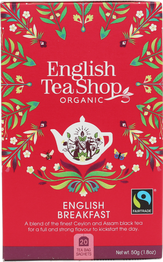 English Tea Shop 20 English Breakfast Sachets 50G