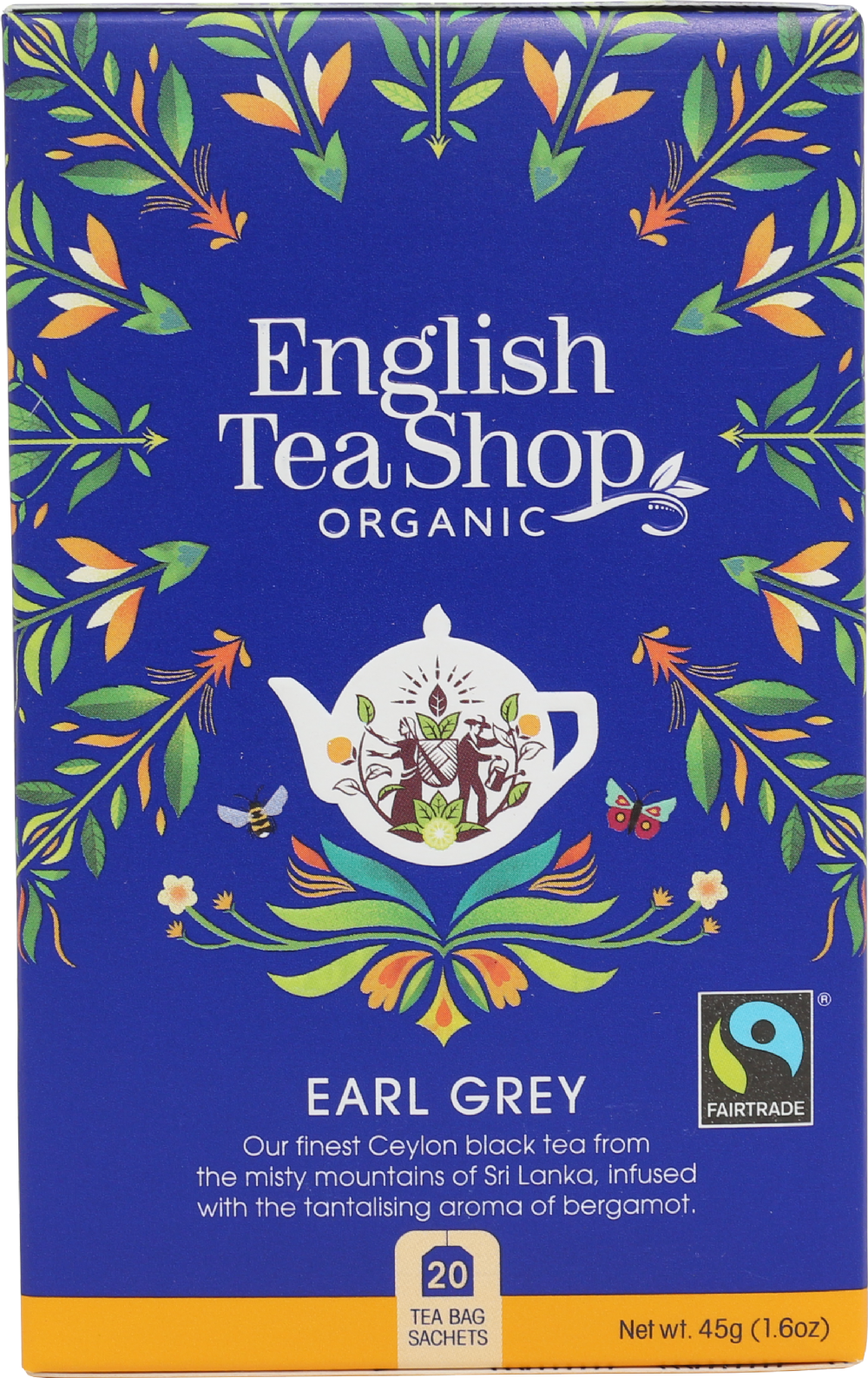 Ets Tea English Tea Shop 20 Earl Grey Sachets 45G – London Food Hall