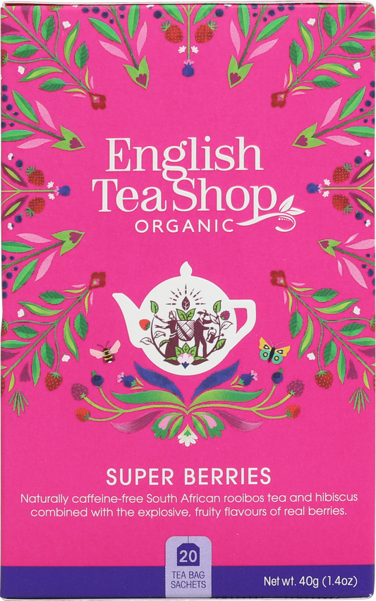 English Tea Shop 20 Super Berries Sachets 40G