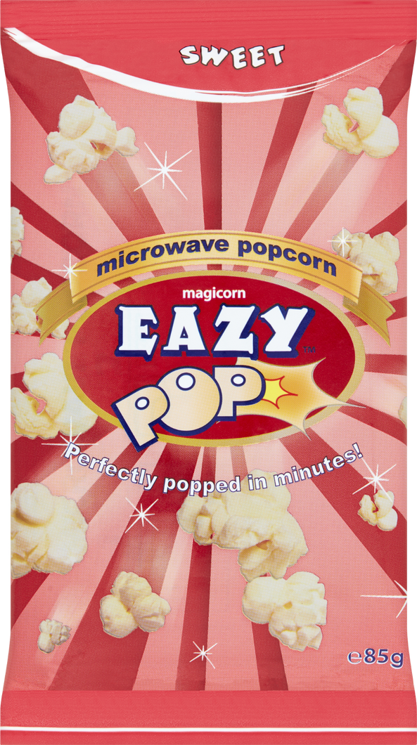 Eazy Pop Microwave Popcorn - Sweet 85g