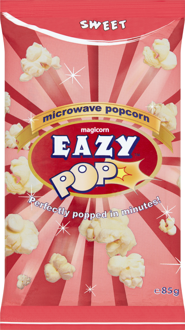 Eazy Pop Microwave Popcorn - Sweet 85g