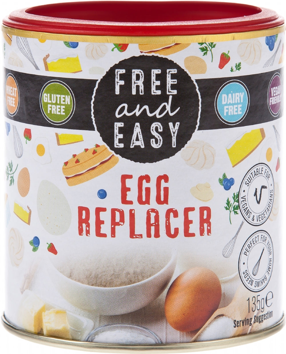 Free & Easy Free From Vegan Egg Replacer 135g