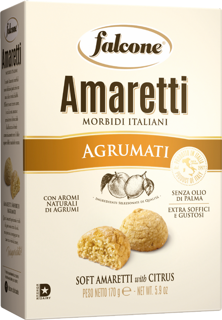 Falcone Italian Soft Amaretti With Citrus 170g