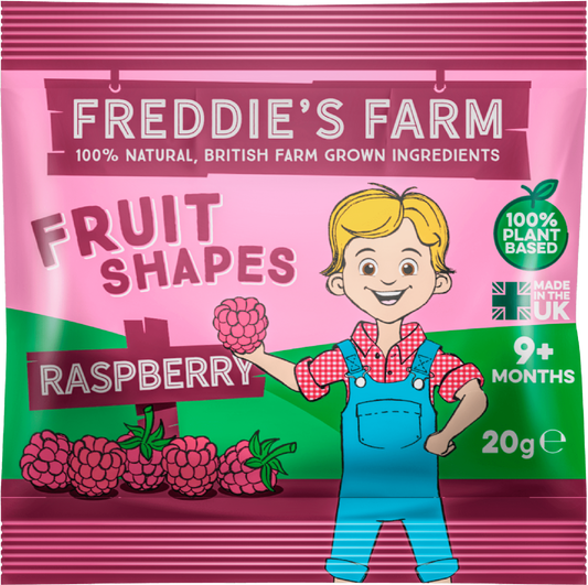 Freddie's Farm Fruit Shapes - Raspberry 20G
