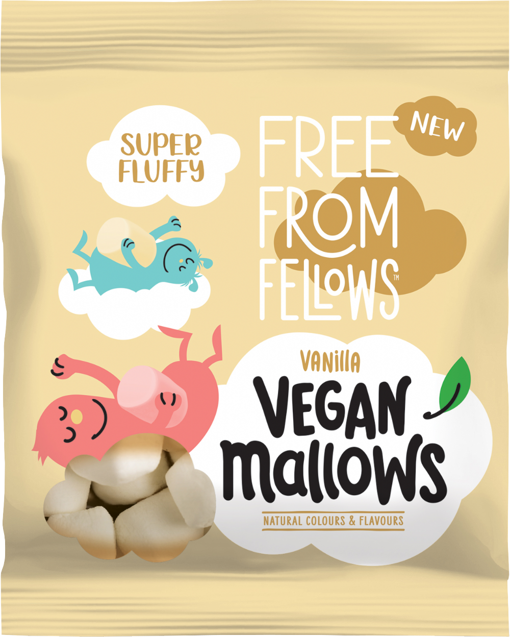 Free From Fellows Vanilla Vegan Mallows 105g