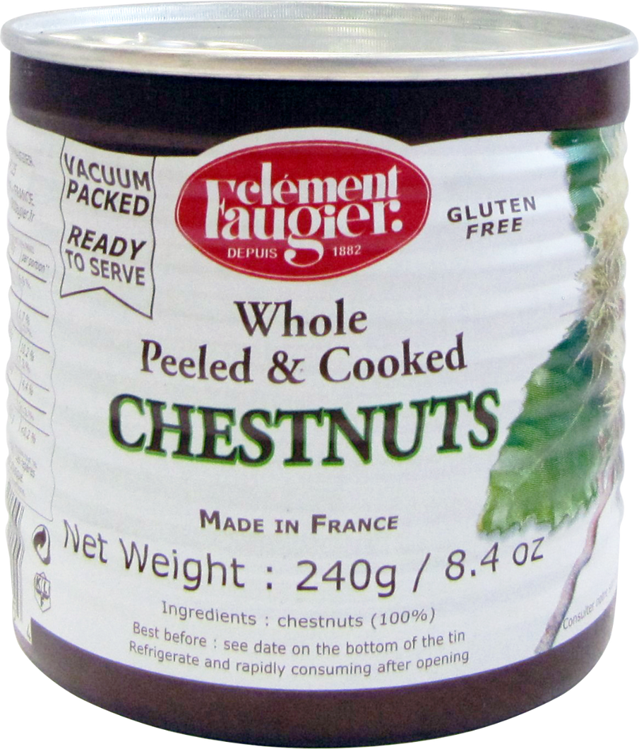 Clement Faugier Whole Peeled Chestnuts 240G