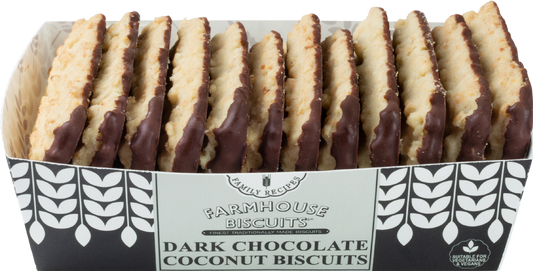 Farmhouse Biscuits Dark Chocolate Coconut Biscuits 150G