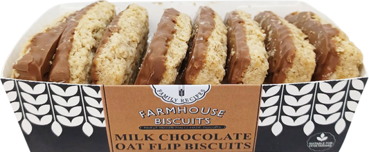 Farmhouse Biscuits Milk Chocolate Oat Flip Biscuits 150G