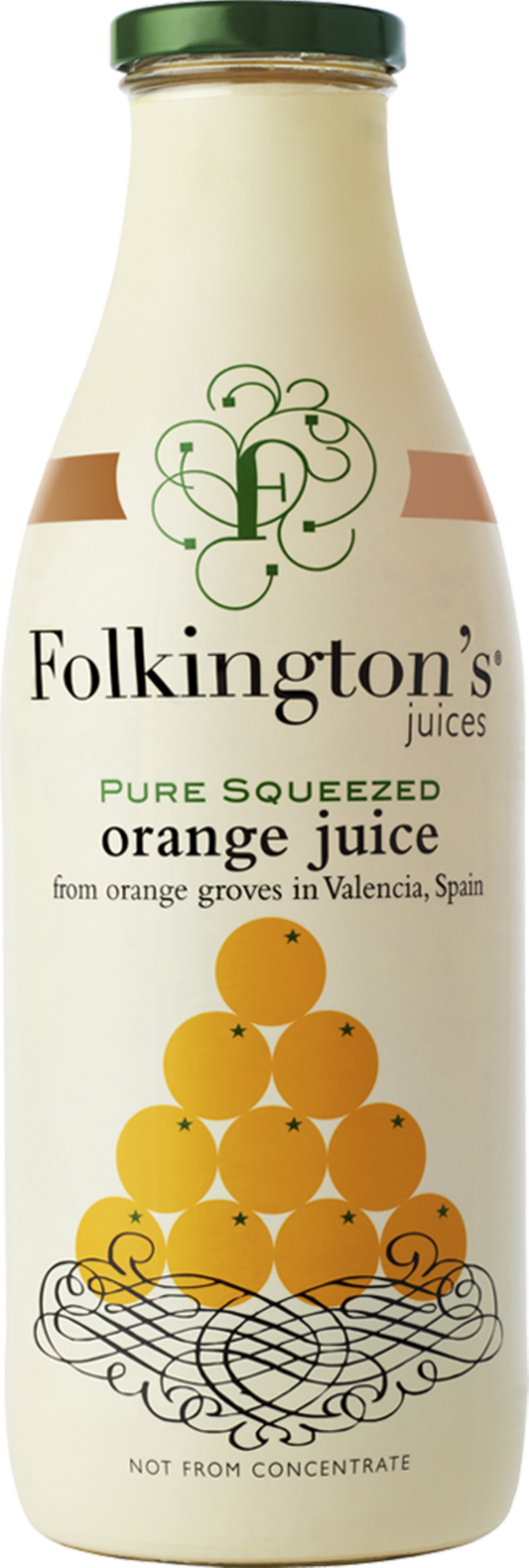 Folkington's Pure Squeezed Orange Juice 1000ml