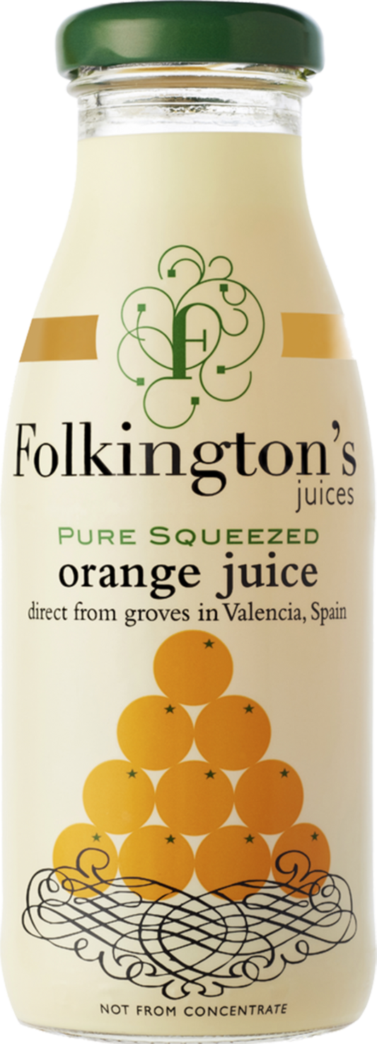 Folkington's Pure Squeezed Orange Juice 250ml