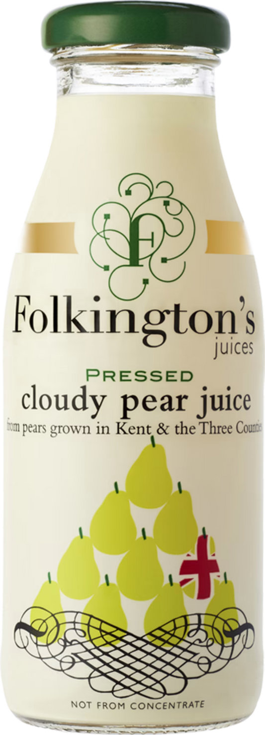 Folkington's Pressed Cloudy Pear Juice 250ml