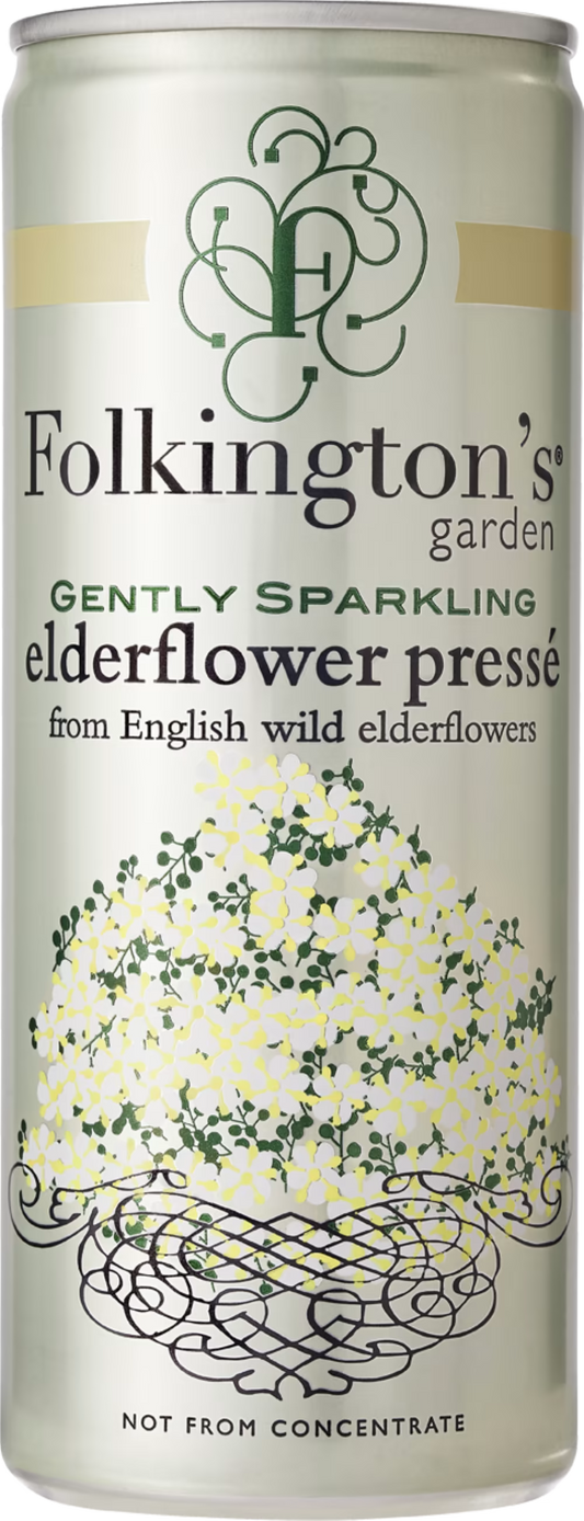Folkington's Garden Gently Sparkling Elderflower Pressé 250Ml