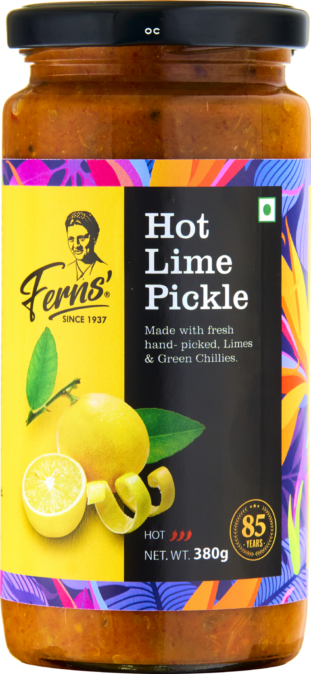 Ferns' Hot Lime Pickle 380G