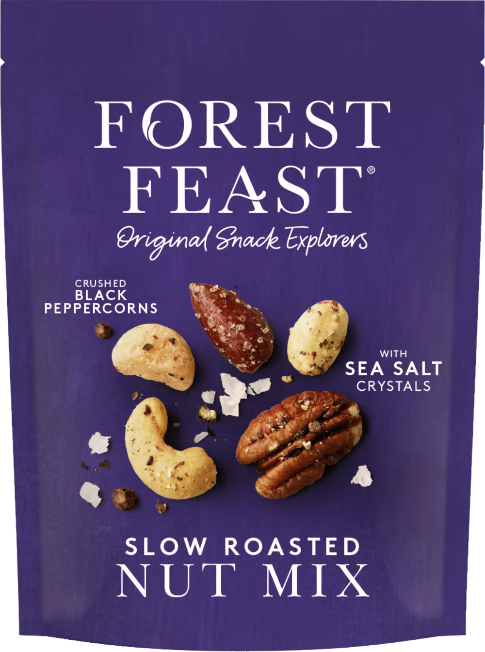 Forest Feast Sea Salt & Pepper Roasted Nut Mix 120g