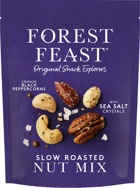 Forest Feast Sea Salt & Pepper Roasted Nut Mix 120g