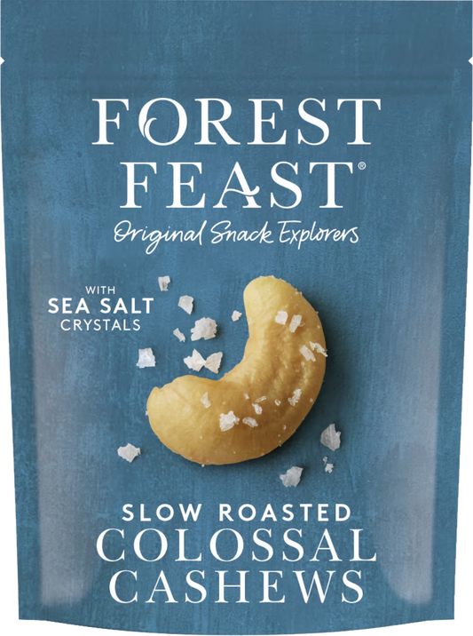 Forest Feast Slow Roasted Colossal Cashews 120g