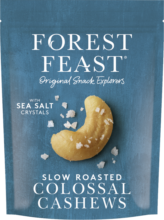Forest Feast Slow Roasted Colossal Cashews 120G