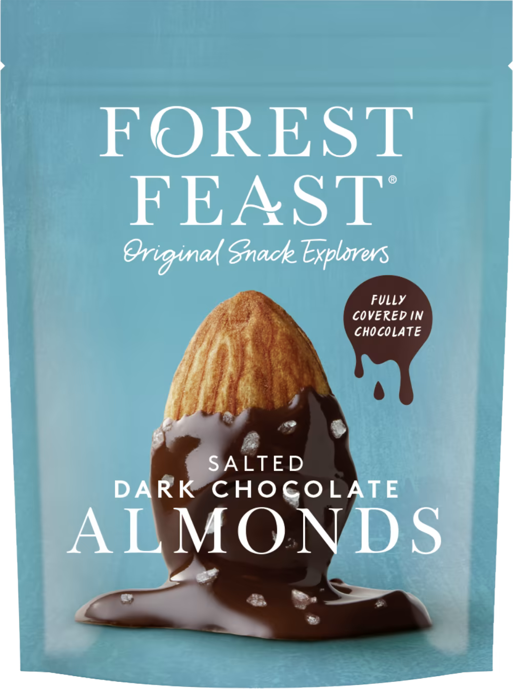 Forest Feast Salted Dark Chocolate Almonds 120g