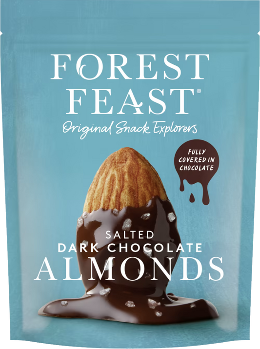 Forest Feast Salted Dark Chocolate Almonds 120g