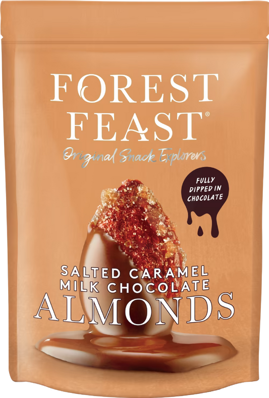 Forest Feast Salted Caramel Milk Chocolate Almonds 120g