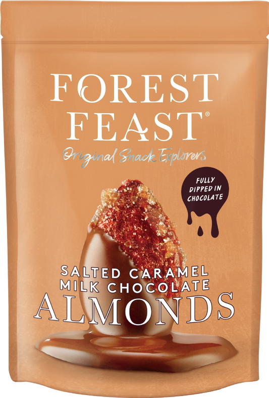 Forest Feast Salted Caramel Milk Chocolate Almonds 120G