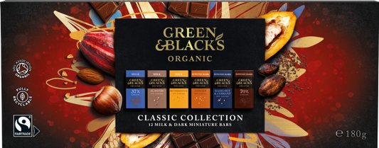 Green & Black's Classic Collection - 12 Miniature Bars 180G