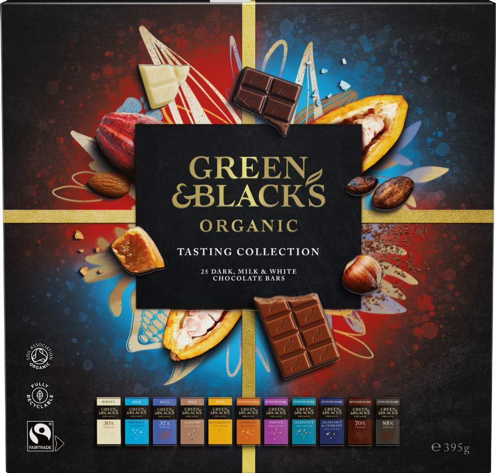 Green & Black's Tasting Collection - 25 Miniature Bars 395G