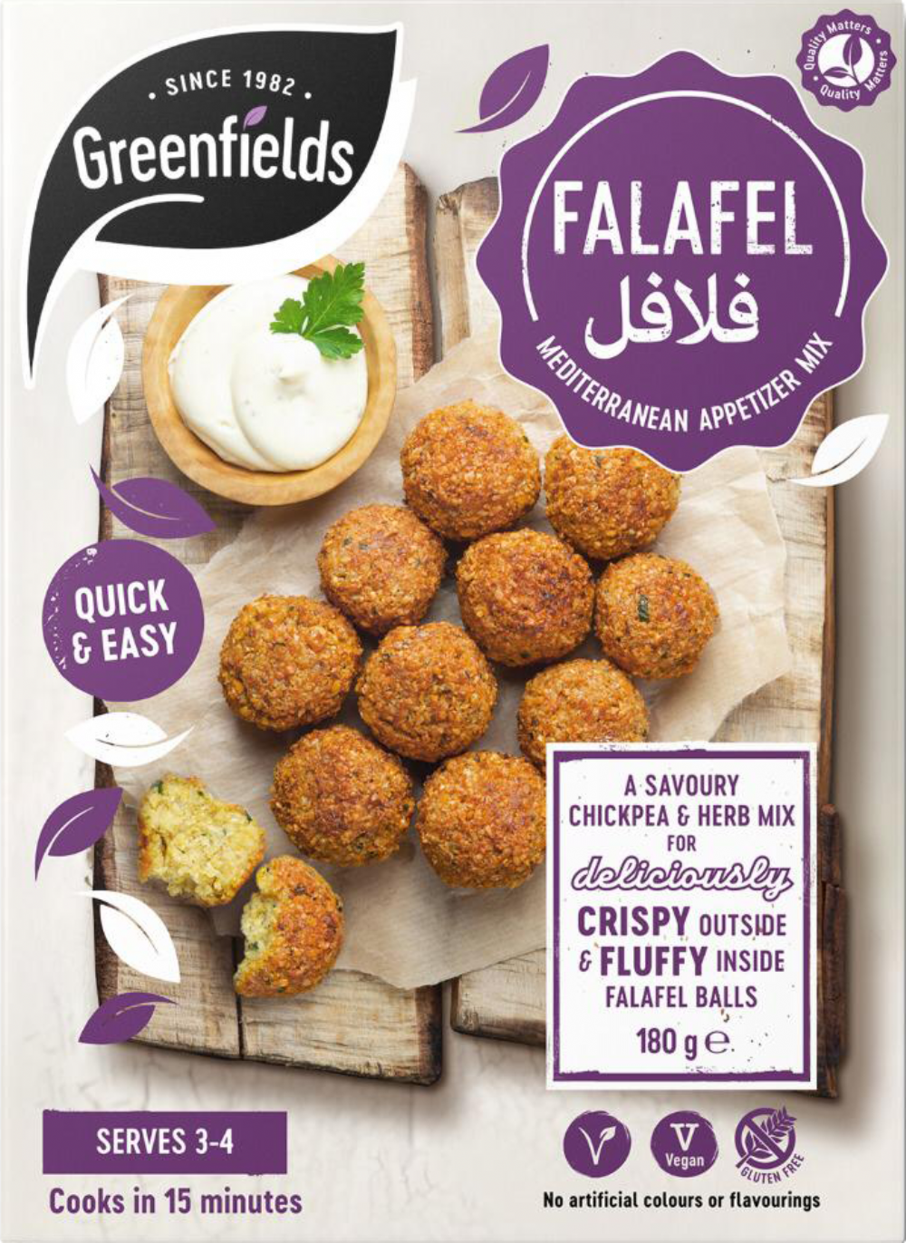 London Greenfields Greenfields Falafel Mix 180g – London Food Hall