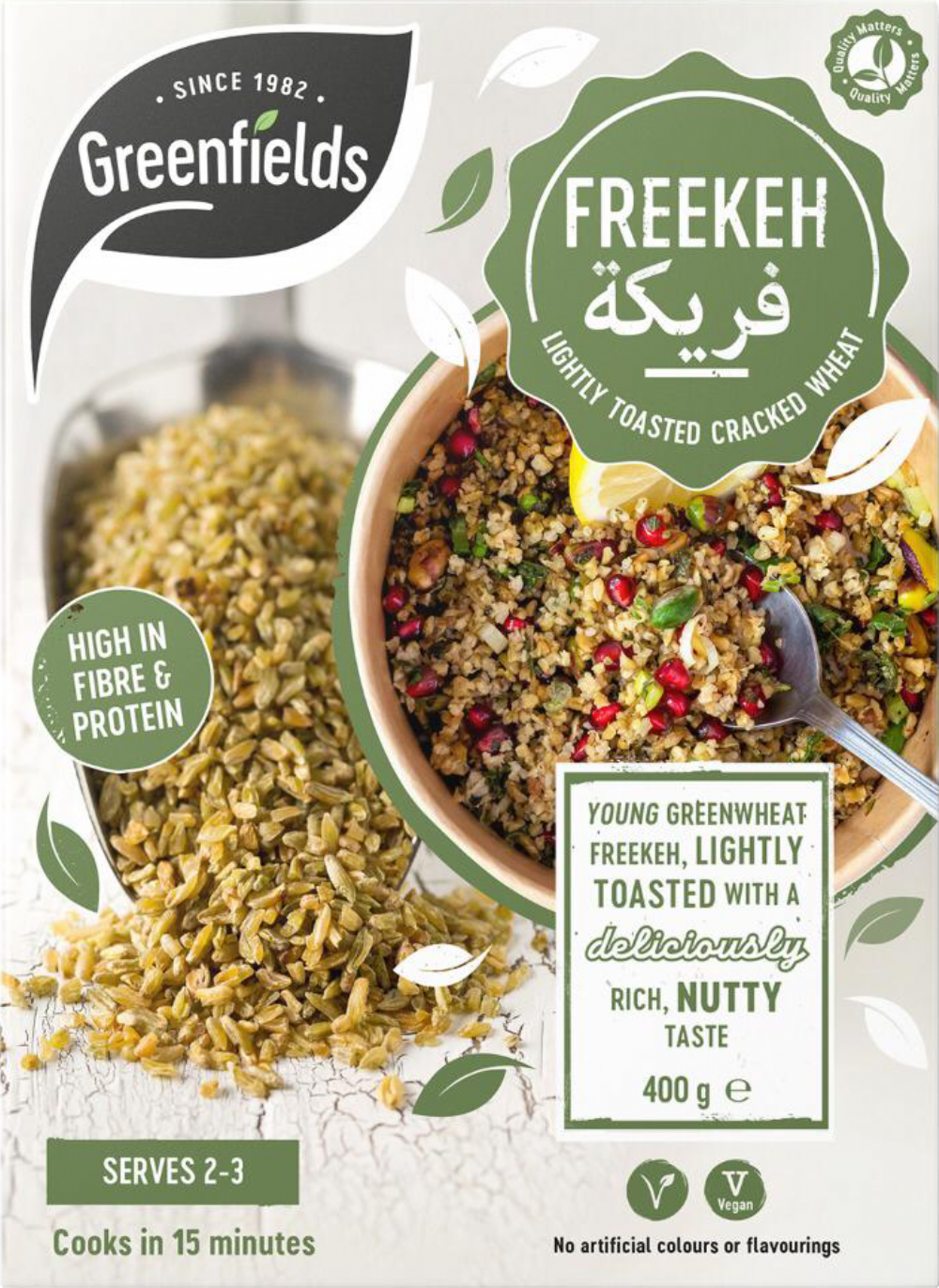 London Greenfields Greenfields Freekeh 400g – London Food Hall