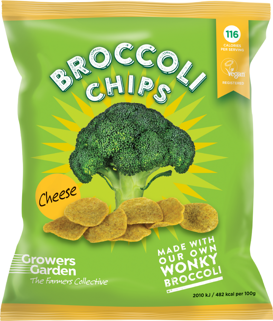 Growers Garden Broccoli Chips - Cheese 84g
