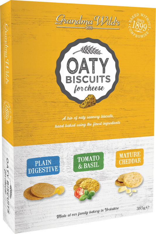 Grandma Wild's Oaty Biscuits for Cheese Selection 385g