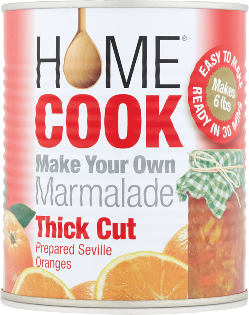 Home Cook Make Your Own Marmalade - Thick Cut Prepared Seville Oranges 850g