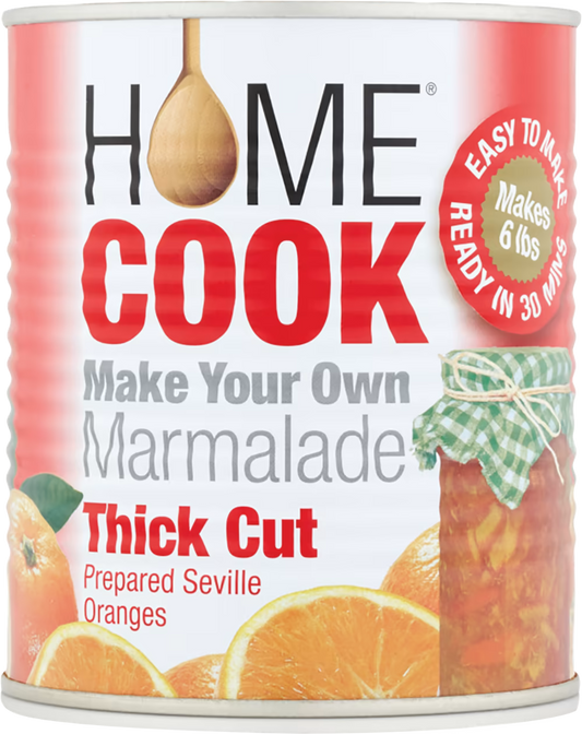 Home Cook Make Your Own Marmalade - Thick Cut Prepared Seville Oranges 850g