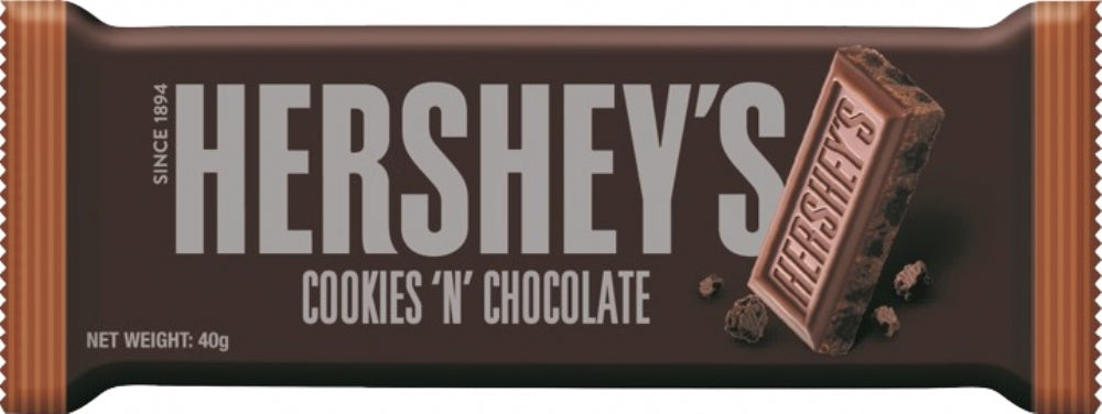 Hershey's Cookies 'N' Chocolate Bar 40G