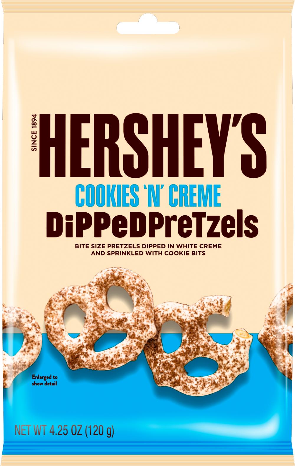 Hershey's Cookies 'N' Creme Dipped Pretzels 120G