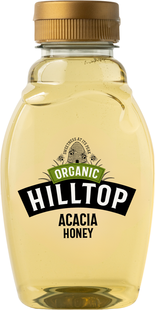 Hilltop Organic Acacia Honey - Squeezy 340G