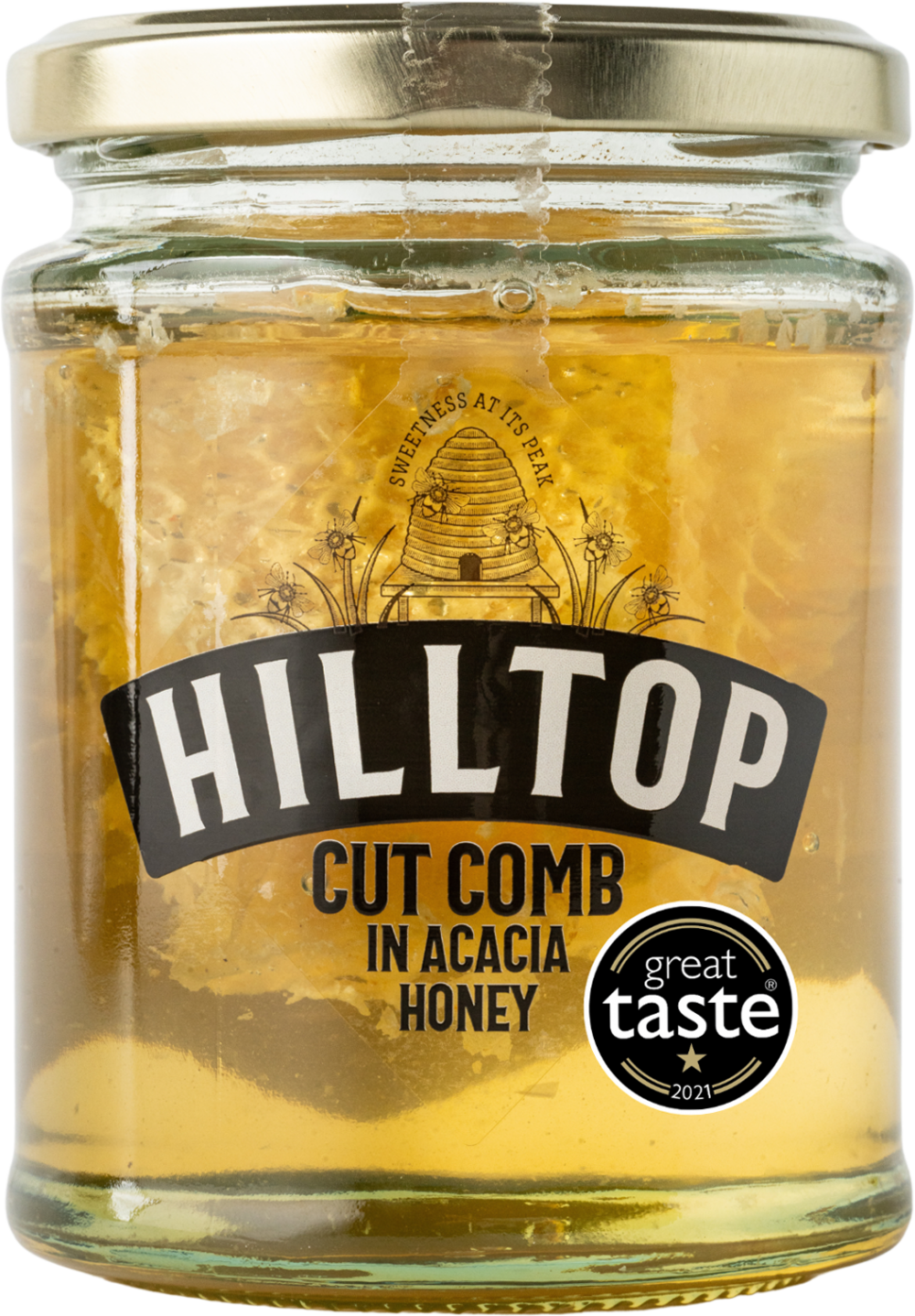 Hilltop Cut Comb In Acacia Honey 340G