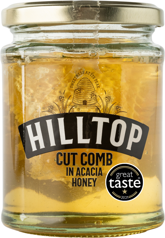 Hilltop Cut Comb In Acacia Honey 340G