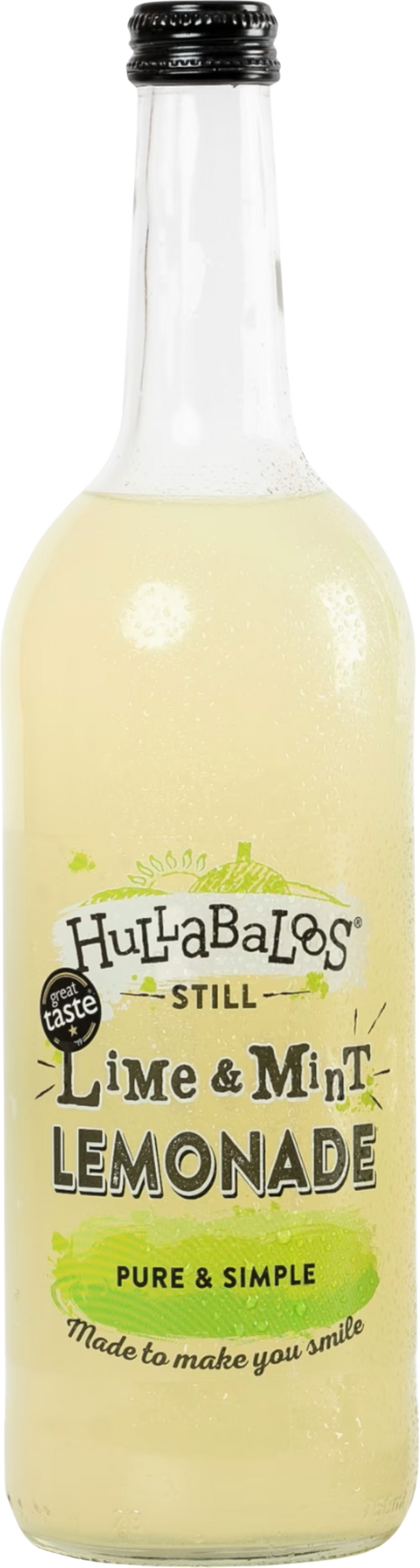 Hullabaloos Still Lime & Mint Lemonade 750ml